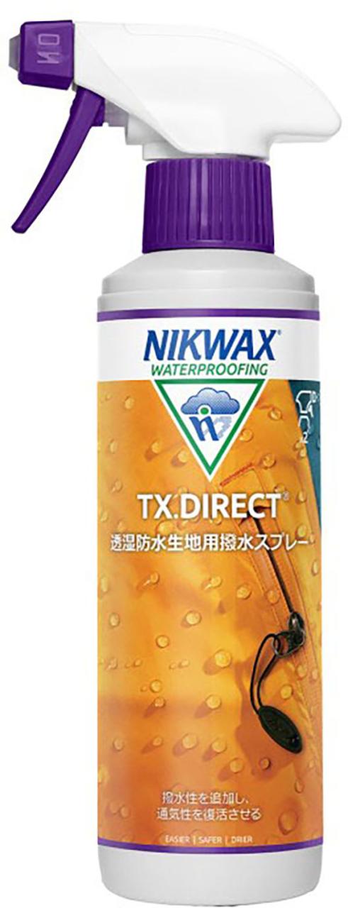 ニクワックス NIKWAX アウトドア TX.ダイレクトスプレー 撥水剤 撥水スプレー レインウェア アウター ジャケット 防水透湿生地 衣類 撥水加工 はっ水 テント キャンプ用品  EBE016