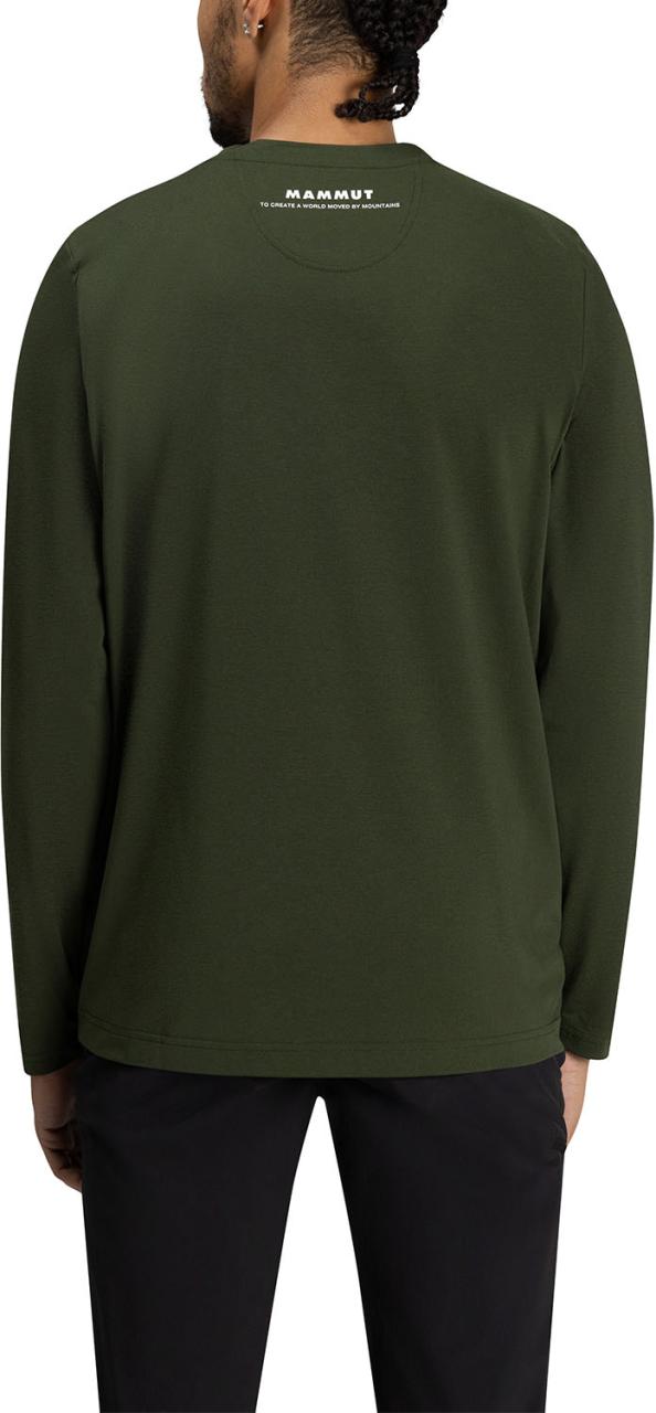 マムート MAMMUT アウトドア QD ロゴ プリント ロングスリーブ Tシャツ アジアンフィット メンズ 男性 長袖Tシャツ 速乾 お出かけ 旅行 ハイキング 買い物 1016-01030  101601030_10