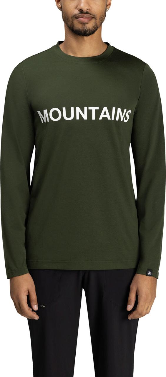 マムート MAMMUT アウトドア QD ロゴ プリント ロングスリーブ Tシャツ アジアンフィット メンズ 男性 長袖Tシャツ 速乾 お出かけ 旅行 ハイキング 買い物 1016-01030  101601030_14