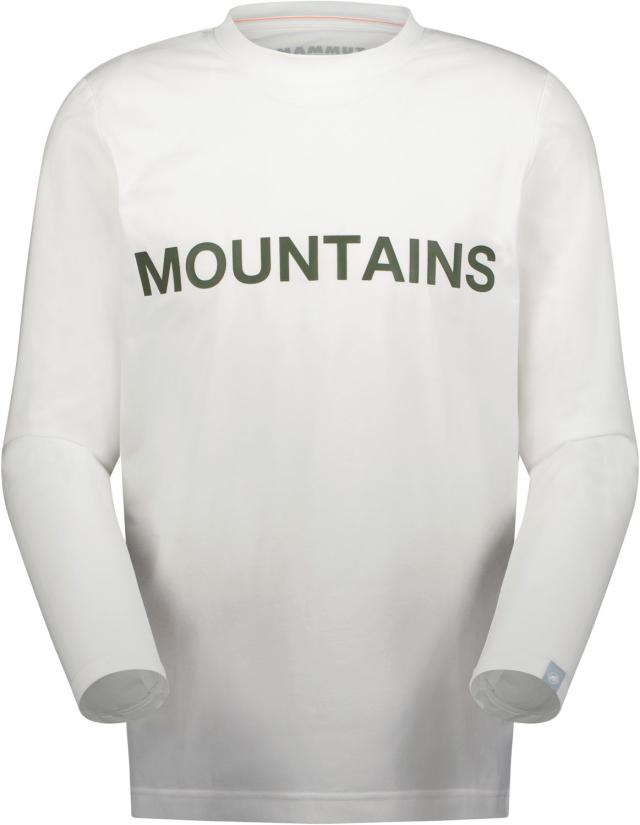 マムート MAMMUT アウトドア QD ロゴ プリント ロングスリーブ Tシャツ アジアンフィット メンズ 男性 長袖Tシャツ 速乾 お出かけ 旅行 ハイキング 買い物 1016-01030  101601030_1