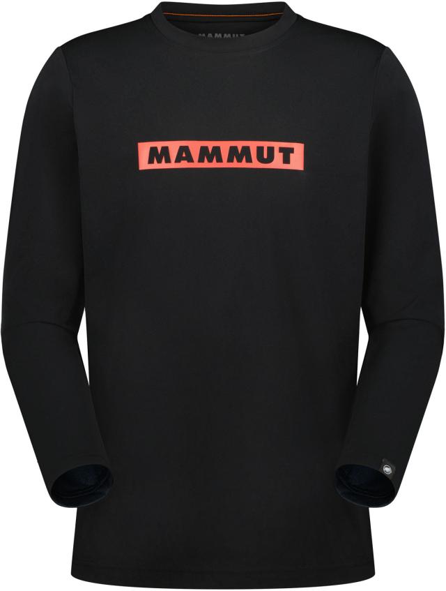 マムート MAMMUT アウトドア QD ロゴ プリント ロングスリーブ Tシャツ アジアンフィット メンズ 男性 長袖Tシャツ 速乾 お出かけ 旅行 ハイキング 買い物 1016-01030  101601030_2