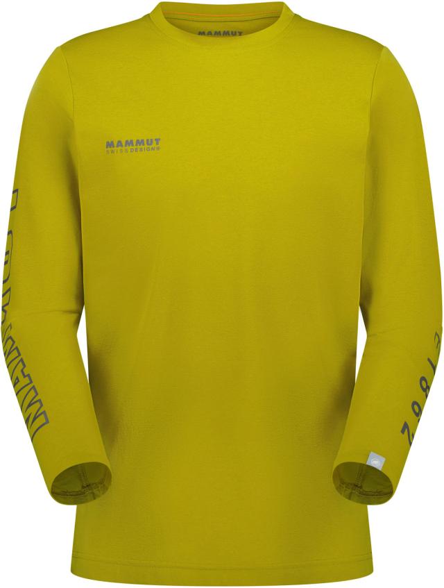 マムート MAMMUT アウトドア QD ロゴ プリント ロングスリーブ Tシャツ アジアンフィット メンズ 男性 長袖Tシャツ 速乾 お出かけ 旅行 ハイキング 買い物 1016-01030  101601030_6