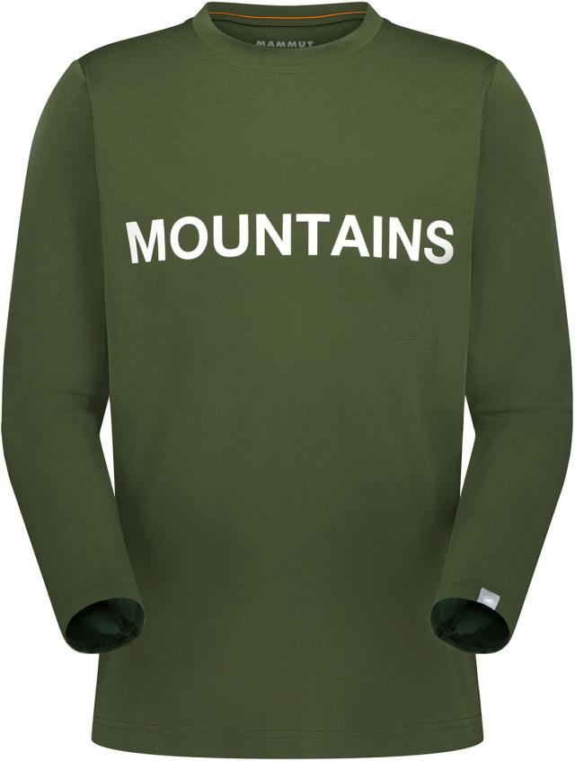 マムート MAMMUT アウトドア QD ロゴ プリント ロングスリーブ Tシャツ アジアンフィット メンズ 男性 長袖Tシャツ 速乾 お出かけ 旅行 ハイキング 買い物 1016-01030  101601030_7