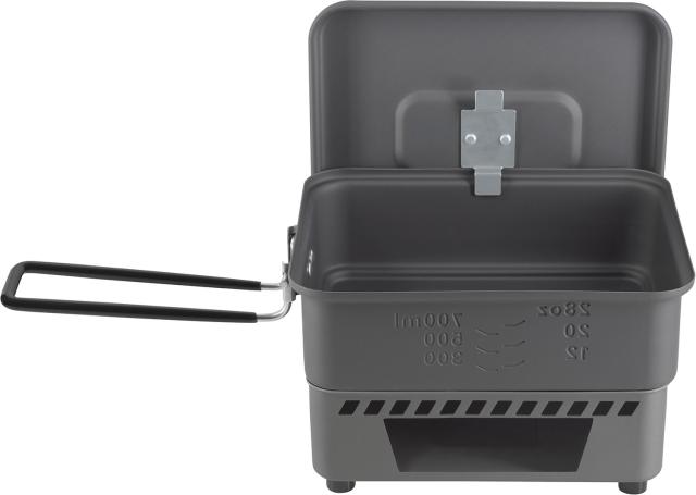 エスビット Esbit アウトドア 1100ml クックセット アルミシリーズ キャンプ クッカー 調理 器具 道具 ESCS1100HA_2