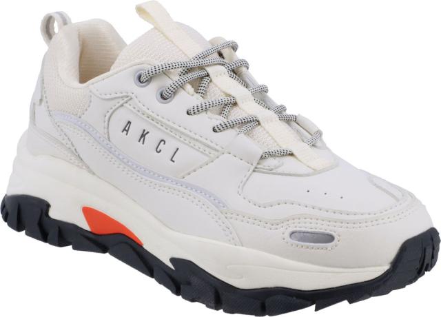アキクラシック AKIII CLASSIC カジュアルシューズ AKIII URBAN TRACKER ダッドシューズスタイル 反射板 シューレス AKCL 厚底 通学 通勤 散歩 靴 運動靴 スニーカー  AKC0003 CRM