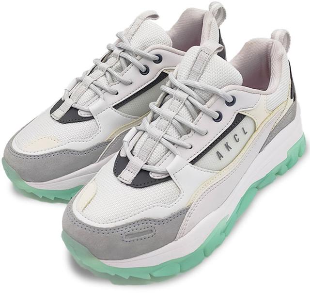 アキクラシック AKIII CLASSIC カジュアルシューズ AKIII URBAN TRACKER ダッドシューズスタイル 反射板 シューレス AKCL 厚底 通学 通勤 散歩 靴 運動靴 スニーカー  AKC0003 WGU