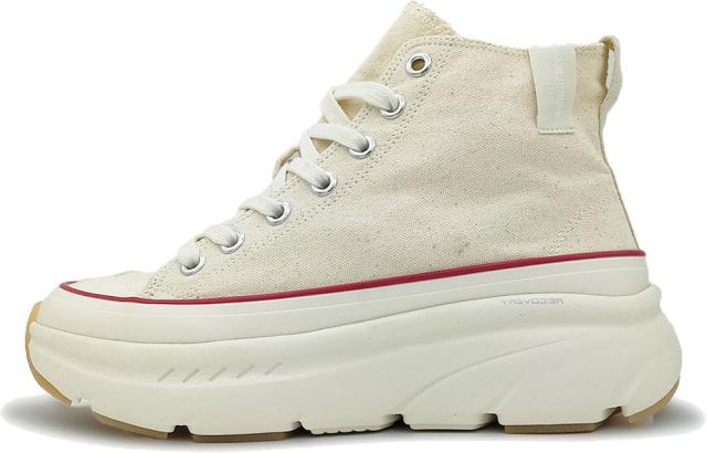 アキクラシック AKIII CLASSIC レディーススニーカー RECOVERT Cotton High ハイカット 厚底 レディース 通学 通勤 靴 カジュアルシューズ タウンシューズ 厚底 軽量  AKC0038 BEG