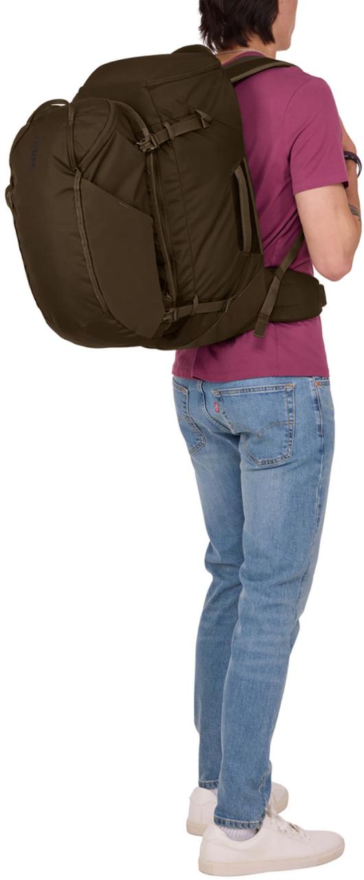 スーリー THULE Thule Landmark 60L Travel Pack Deep Khaki バックパック リュックサック 取り外し可能デイパック 旅行 トラベル レジャー 3205313_8