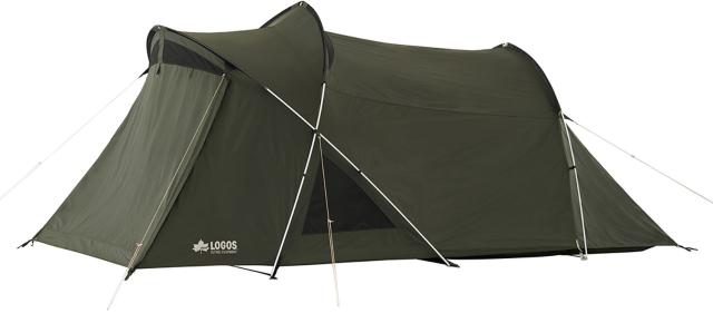 ロゴス LOGOS アウトドア NEOSエーコン リビングドームL-BE テント 2ルーム 4人用 キャンプ 耐風性 エントリーモデル 初心者 難燃加工 組み立て簡単 収納バッグ付き  71201191