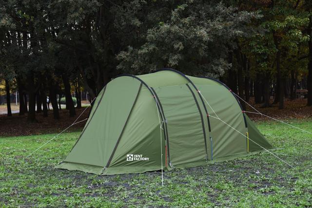 ✨超美品✨ TENT FACTORY トンネルテントL 4シーズン TENT FACTORY(テントファクトリー) フォーシーズン トンネル 2ルーム