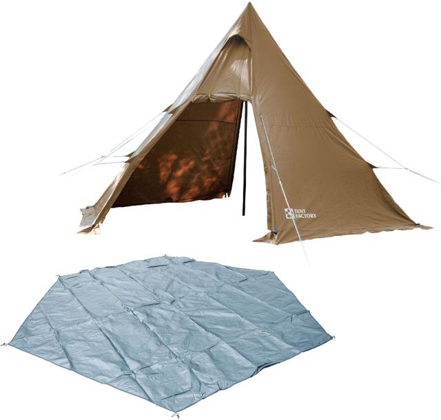 テントファクトリー TENT FACTORY アウトドア HI-TC ワンポールテント R1 フライシート TFTCP6R1FS_2