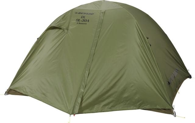 ダンロップテント DUNLOP アウトドア コンパクトアルパインテント 3 人用 両入口  DL30A4S