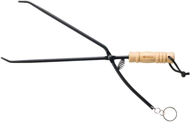 ロゴス LOGOS アウトドア 楽ちん薪ばさみ キャンプ 焚火 焚き火 たき火 火起こし バーベキュー BBQ 小物 キャンプ用品 炭ばさみ キャンプファイヤー トング 炭 火バサミ  81064222