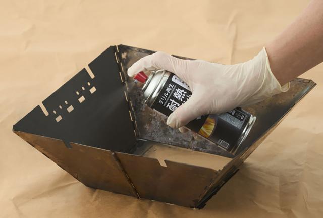 ロゴス LOGOS アウトドア LOGOS グリル再生 耐熱ペイントスプレー マットブラック 84960030