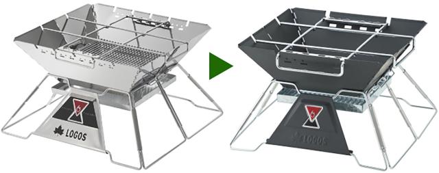 ロゴス LOGOS アウトドア LOGOS グリル再生 耐熱ペイントスプレー マットブラック 84960030