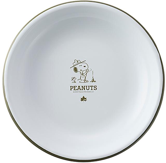 ロゴス LOGOS アウトドア SNOOPY BEAGLE SCOUTS 50YEARS ホーローサラダプレート 86001116_6