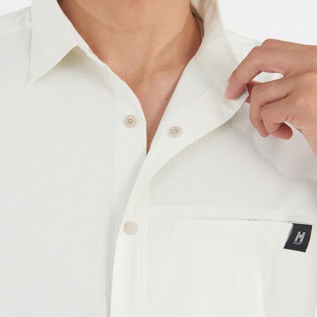 ミレー MILLET アウトドア IB CHECK SHIRT SS M シャツ 半袖 軽量 防虫機能 速乾 接触忌避剤 ペルメトリン インセクトバリヤー 虫を寄せ付けにくい 夏 ポリエステル  MIV03195 ミレー MILLET アウトドア IB CHECK SHIRT SS M シャツ 半袖 軽量 防虫
