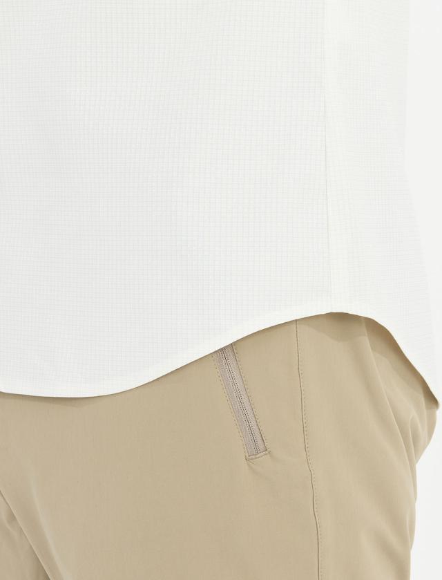 ミレー MILLET アウトドア IB CHECK SHIRT SS M シャツ 半袖 軽量 防虫