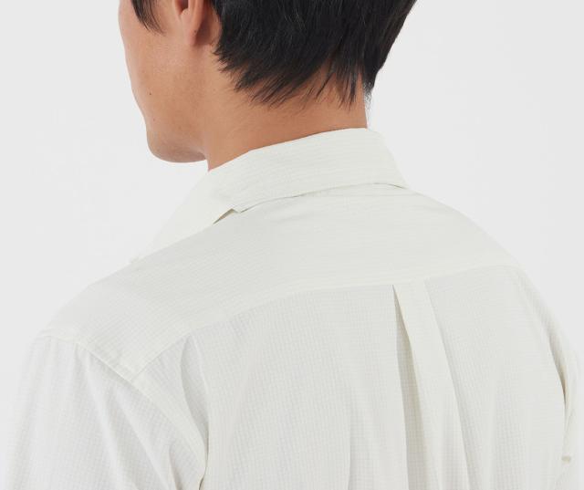 ミレー MILLET アウトドア IB CHECK SHIRT SS M シャツ 半袖 軽量 防虫