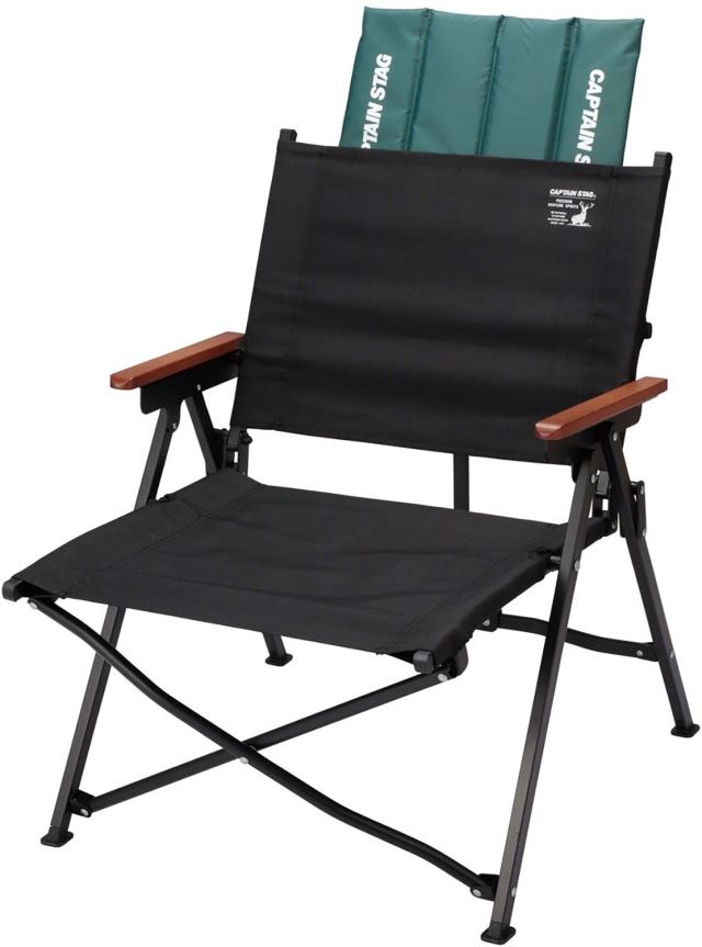 キャプテンスタッグ(CAPTAIN STAG) CSブラックラベル アルミ背付ベンチ UC1660 CSブラックラベル - アウトドア・キャンプ用品 - キャプテンスタッグ