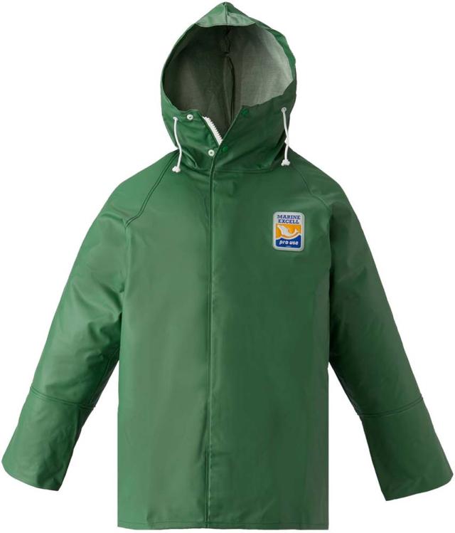 ロゴス LOGOS アウトドア マリンエクセル パーカー グリーン M ジャケット 防水 撥水 レイン 水産業 遠洋・中近海作業 湾岸作業 養殖業 水産加工業  12030363