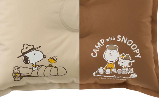 ロゴス LOGOS アウトドア SNOOPY セルフインフレート まくら BF エアーピロー 寝具 携帯 自動膨張 リバーシブル コンパクト 軽量 収納バッグ キャンプ 車中泊 旅行 出張 86001144_10