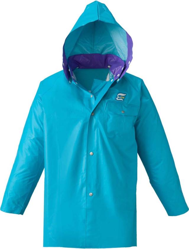 ロゴス LOGOS アウトドア エイム・アクティバ ジャンパー ターコイズ 4L レイン ジャケット 防水 土木作業 農作業 一般作業 軽量  12600169