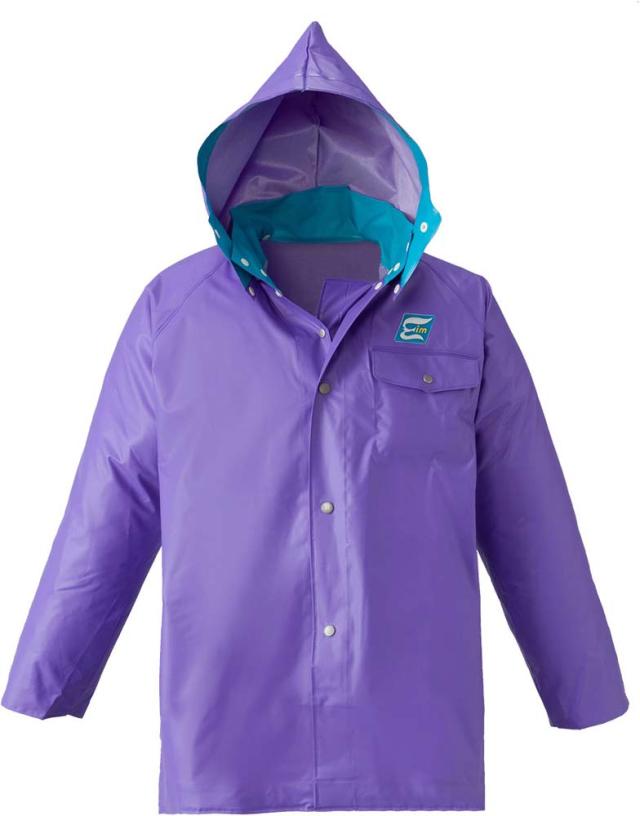 ロゴス LOGOS アウトドア エイム・アクティバ ジャンパー パープル M レイン ジャケット 防水 軽量 土木作業 農作業 一般作業   12600933