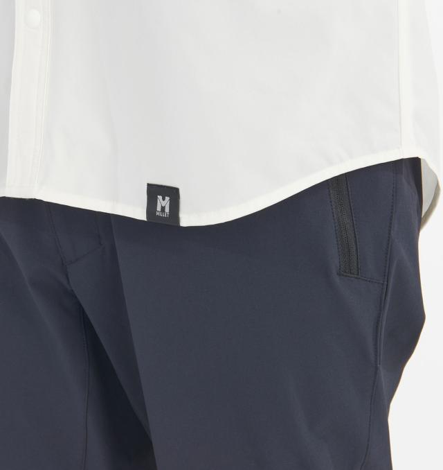 ミレー MILLET アウトドア IB SOLID SHIRT LS M シャツ 長袖 軽量 防虫機能 速乾 接触忌避剤 ペルメトリン インセクトバリヤー 虫を寄せ付けにくい 夏 ポリエステル  MIV03193_6
