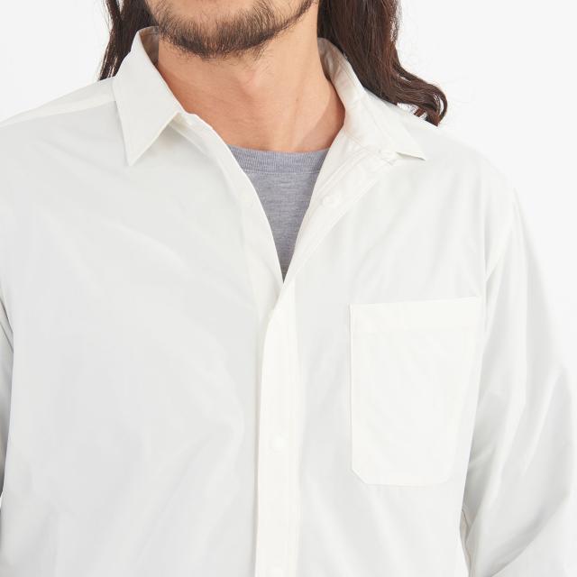 ミレー MILLET アウトドア IB SOLID SHIRT LS M シャツ 長袖 軽量 防虫機能 速乾 接触忌避剤 ペルメトリン インセクトバリヤー 虫を寄せ付けにくい 夏 ポリエステル  MIV03193_7