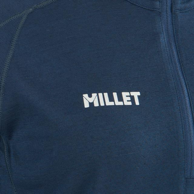 ミレー MILLET アウトドア UBIC WOOL ZIP LS W ベースレイヤー ロングスリーブ 長袖 トレッキング 登山 ハイキング 速乾 耐久性 保温 調湿 防臭 ハーフジップ  MIV03215 ミレー MILLET アウトドア UBIC WOOL ZIP LS W ベースレイヤー ロング