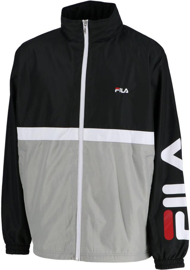 フィラ FILA ウィンドジャケット ウェア アウター 上着 ウインドブレーカー ジャージ メンズ レディース 裏起毛 防寒 フルジップ ロゴ トレーニング デイリー 普段着  FU25FP805