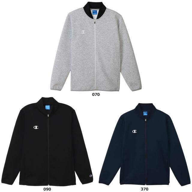 チャンピオン Champion ZIP JACKET メンズ レディース アウター ジップジャケット シンプル チーム スポーティー 保温 トレーニング ストレッチ素材 C3-BS111  C3BS111