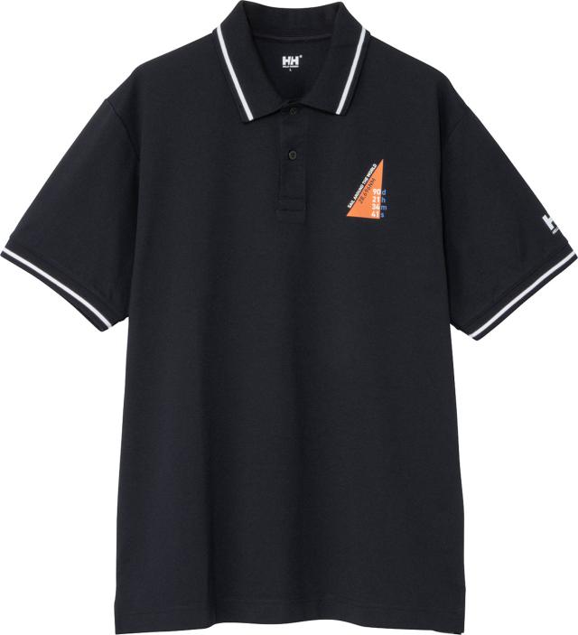 ヘリーハンセン Helly Hansen マリン S/S Graphic Polo メンズ レディース 半袖ポロシャツ ショートスリーブ トップス 吸水速乾 シンプル UV 紫外線カット 夏 お出かけ キャンプ HE32645