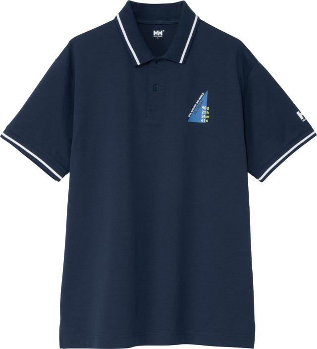 ヘリーハンセン Helly Hansen マリン S/S Graphic Polo メンズ レディース 半袖ポロシャツ ショートスリーブ トップス 吸水速乾 シンプル UV 紫外線カット 夏 お出かけ キャンプ HE32645