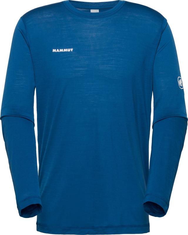 マムート MAMMUT アウトドア ツリーウール ファーストレイヤー ロングスリーブ アジアンフィット メンズ 男性 長袖Tシャツ 抗菌防臭 レギュラーフィット 体温調節 1016-01720 101601720