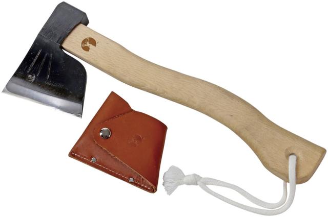 キャプテンスタッグ CAPTAIN STAG アウトドア 全鋼馬斧 360 レザーカバー付 斧 薪割り キャンプ 焚き火 おの 牛革カバー  UM0010