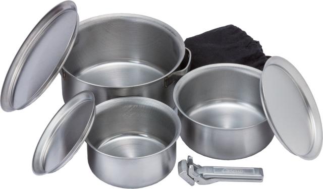 ソト SOTO アウトドア ステンレスヘビーポットGORA ゴーラ  ST-950 クッカーセット 鍋 ポット ステンレス 調理器具 料理 キャンプ BBQ バーベキュー スタッキング  ST950