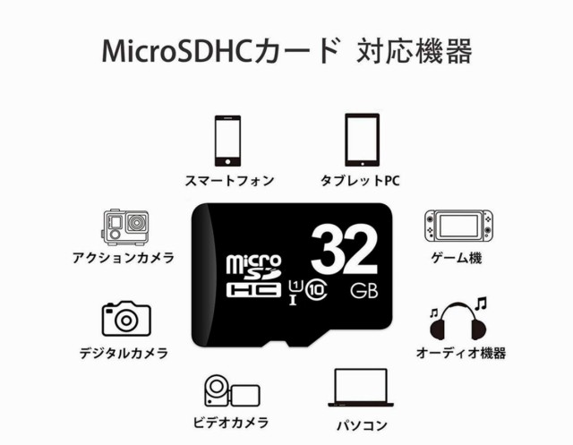 MicroSDSDカード 変換アダプタ付 128GB MicroSDメモリーカード マイクロSDカード メモリー マイクロ SDカード Class10  メール便限定送料の通販はau PAY マーケット - SUNSEA商事 au PAY マーケット店