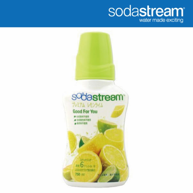 ソーダストリーム シロップ レモンライム 750ml プレミアムシロップ Sodastream 炭酸 おいしい ローカロリー 炭酸水メーカー 正規販売店 の通販はau Pay マーケット Sakodaオンライン Wowma 店