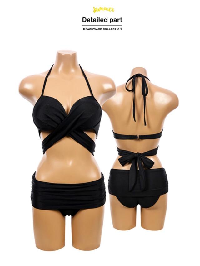 水着 レディース ビキニ 2点セット ホルターネック バンドゥビキニ プチプラ 安い レディース水着 Sns映え水着 インスタ映え水着の通販はau Pay マーケット Sister Jo