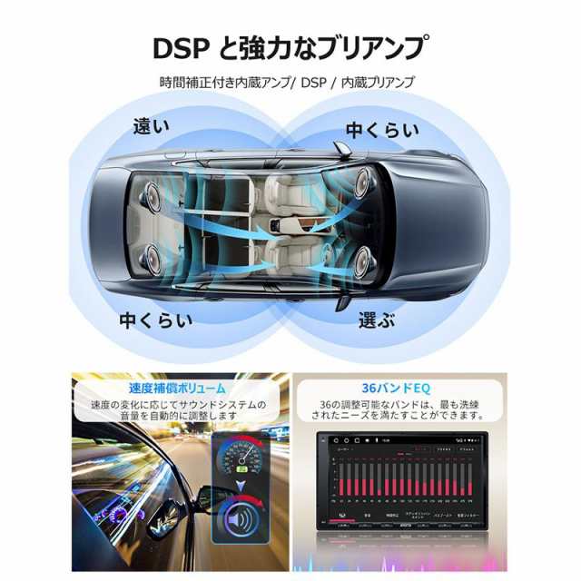 5%OFF&2000円クーポン】最新型カーナビ A6G2A7PF 7インチ atoto a6