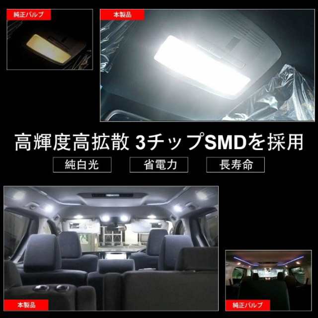 Opplight トヨタ ハリアー60系 Led ルームランプ 室内灯 ハイブリッド車 対応 専用設計 爆光 カスタムパーツ 内装パーツ 取付簡単 一年保の通販はau Pay マーケット Jp Life