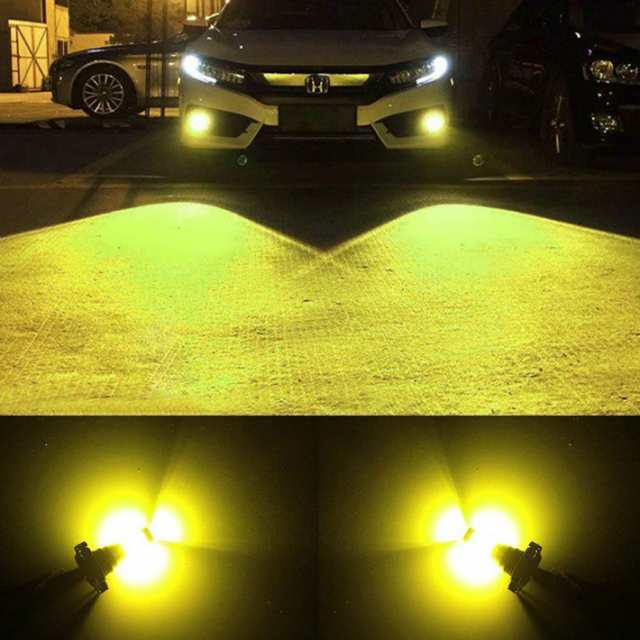 OPPLIGHT PSX24W LEDフォグランプ イエロー 黄色 トヨタ 86 BRZ インプレッサGP COBチップ 360°発光 無極性  PS24W LEDバルブ 12V/24V車の通販はau PAY マーケット - JP-Life