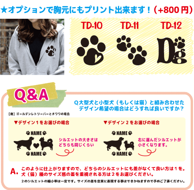 名入れ 多頭飼い様向け 厚手パーカー 愛犬猫 ツイン 裏起毛 レディース メンズ 秋冬の通販はau Pay マーケット Ivy Goods