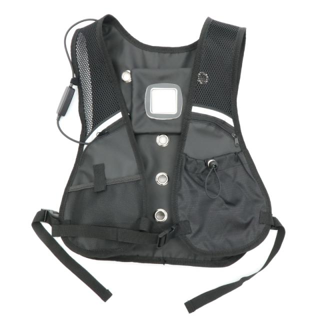 冷却プレート 空調 ベスト 通気性 扇風機 ハンズフリー 冷却 ひんやり