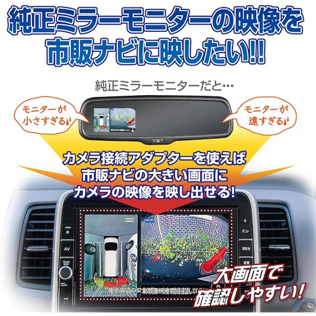 RCA118H カメラ接続アダプター 【公式通販】