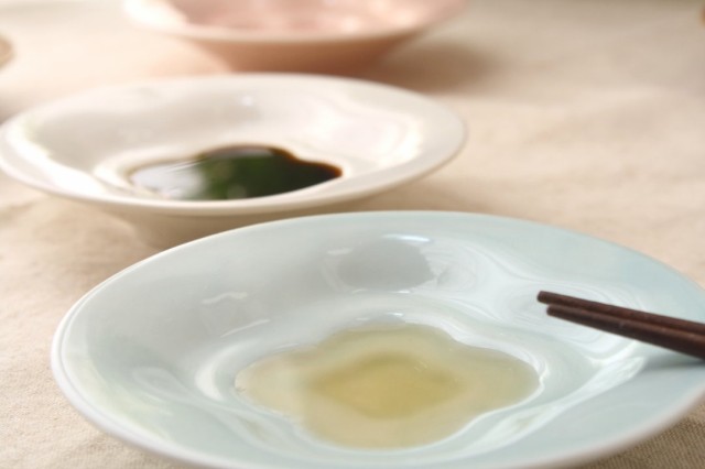 美濃焼はんなり醤油小皿 11cm 日本製 美濃焼 小皿 醤油皿 漬物皿 丸皿 