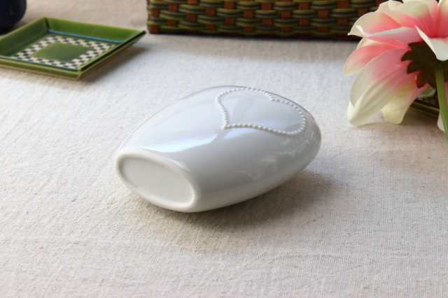 ブリリアント ハートオーバル花瓶 日本製 瀬戸焼 花器 フラワー ブリリアント ハートオーバル花瓶 日本製 瀬戸焼 花器 フラワー