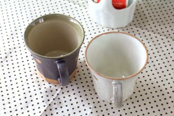 カントリー水玉マグカップ 日本製 美濃焼 カップ 和食器 カントリー水玉マグカップ 日本製 美濃焼 カップ 和食器